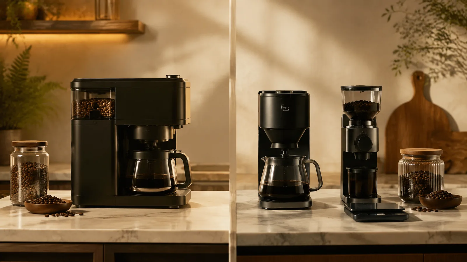 Coffee Maker With Grinder vs Separate Grinder visual