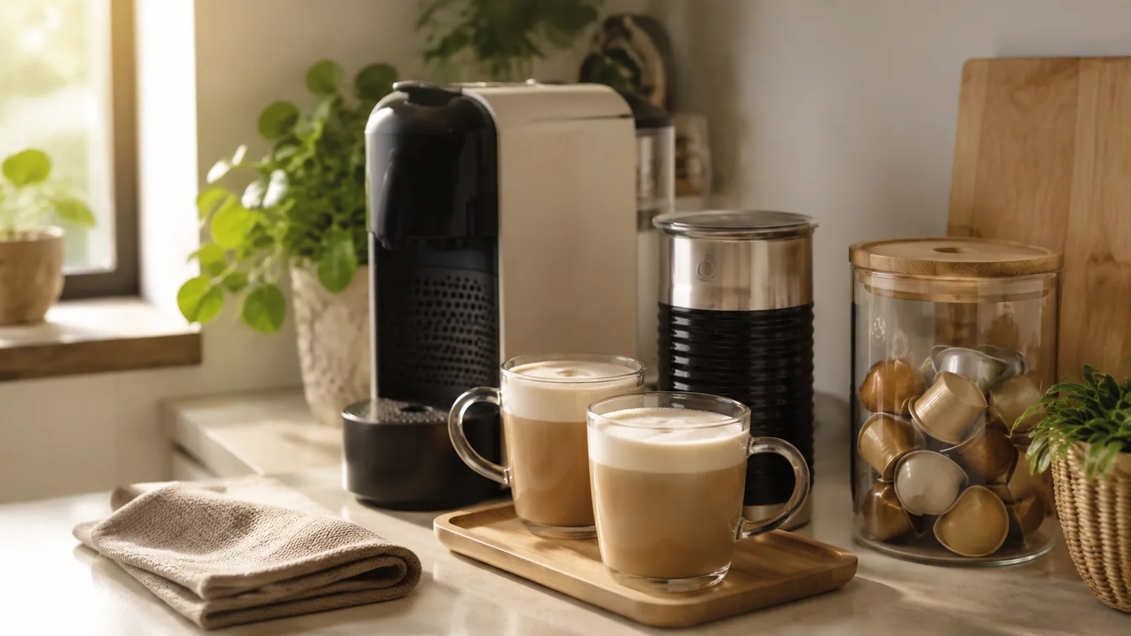 Compact Pod Latte Setup visual