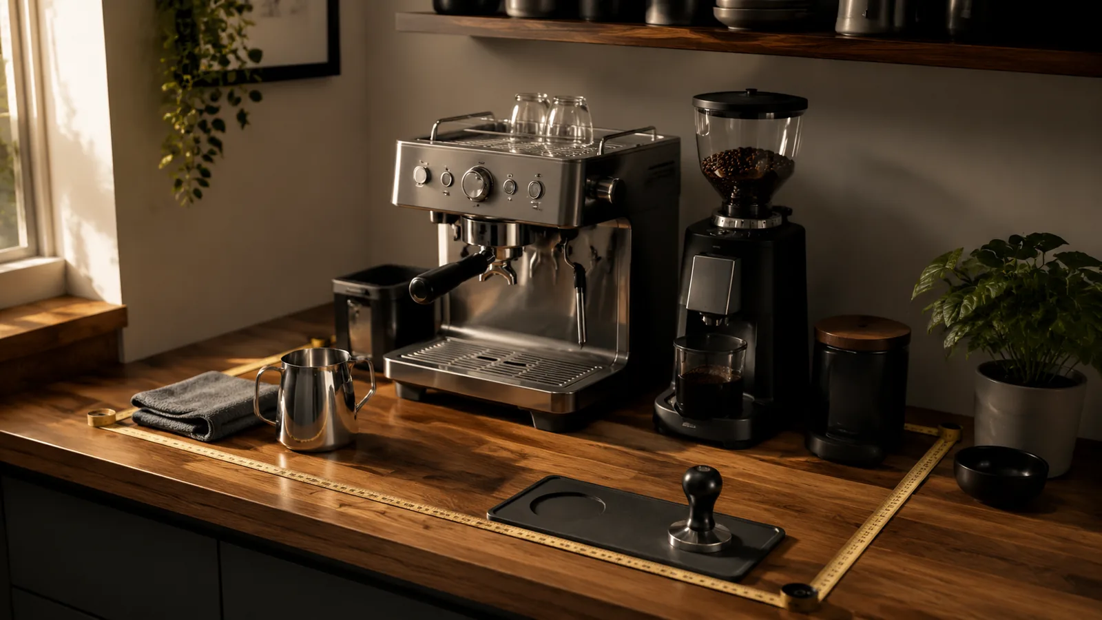 How Much Counter Space Do You Need for Espresso? visual
