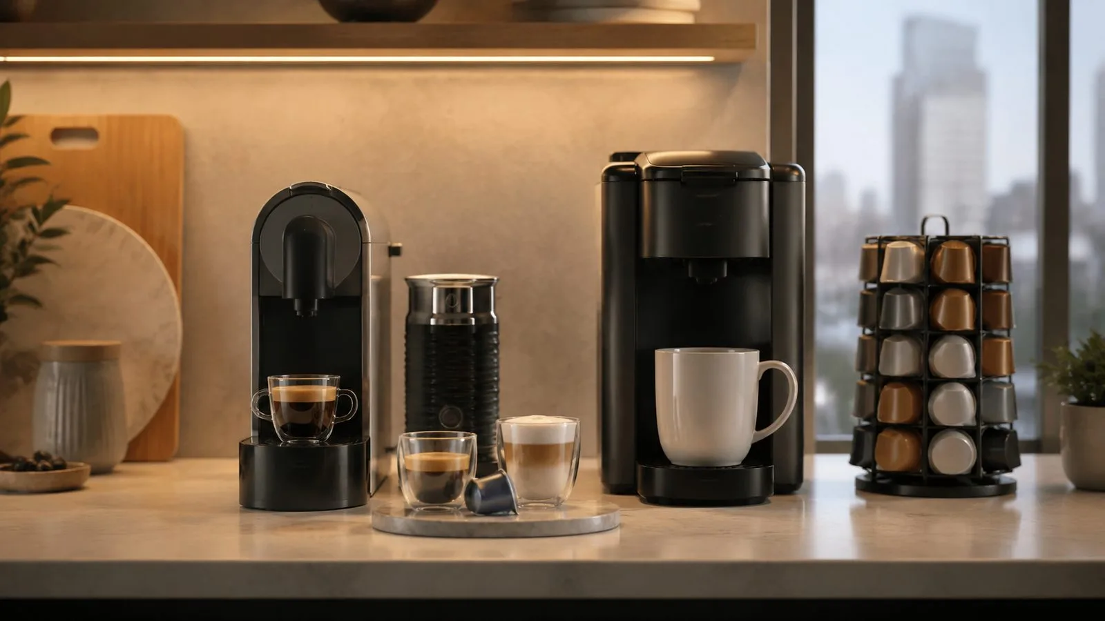 Nespresso vs Keurig visual
